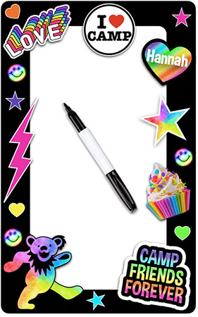 Personalized Dry Erase Boards by Namedrops - I Heart Camp