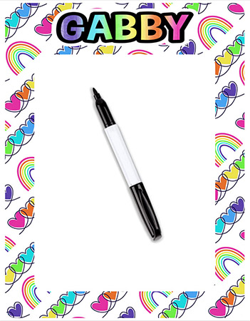 Personalized Dry Erase Boards by Namedrops - Rainbow Love
