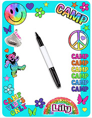 Personalized Dry Erase Boards by Namedrops - Camp Vibes