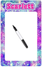 Personalized Dry Erase Boards by Namedrops - Stardust