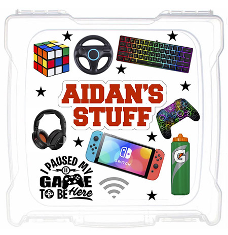 Large DIY Storage Boxes by Namedrops - Gaming