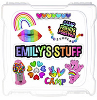 Large DIY Storage Boxes by Namedrops - Camp Friends Forever