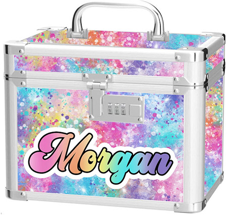 Lock Boxes - Rainbow Cloud Design by Namedrops