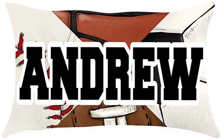 Personalized 20" x 30" Pillowcases by Namedrops - Square Sport