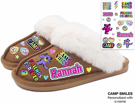Personalized Slippers by Namedrops - Camp Smiles