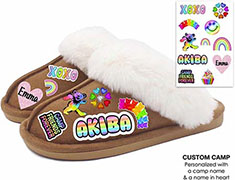 Personalized Slippers by Namedrops - Custom Camp
