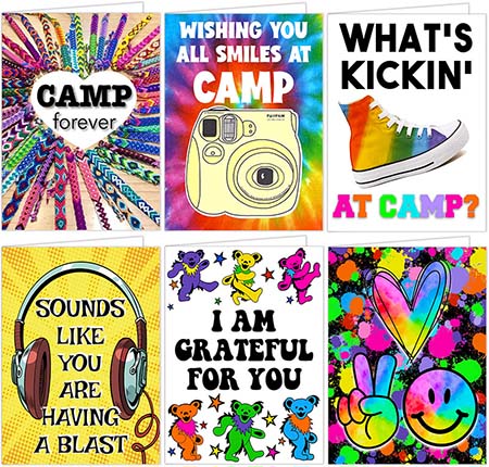 Folded Camp Note Cards by Namderops - Groovy Pack Folded Camp Note Cards by Namderops - Groovy Pack