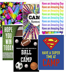Folded Camp Note Cards by Namderops - Create-Your-Own Pack