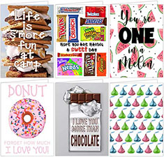 Folded Camp Note Cards by Namderops - Treats Pack
