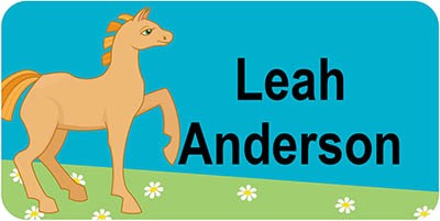 Laundry Safe Clothing Labels by Camp Stuff (Horse) Laundry Safe Clothing Labels by Camp Stuff (Horse)