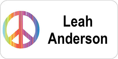 Laundry Safe Clothing Labels by Camp Stuff (Peace) Laundry Safe Clothing Labels by Camp Stuff (Peace)