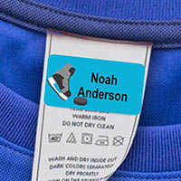 Laundry Safe Clothing Labels by Camp Stuff (Hockey)