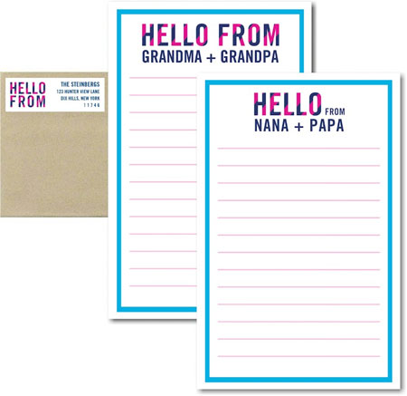 3 Bees - Camp Notepad Sets (Hello From)