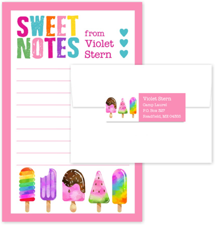 Camp Notepad & Label Sets by Three Bees (Sweet Notes)