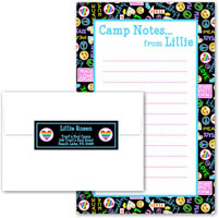 Camp Notepad & Label Sets by Namedrops (Camp Peace Love Happiness)