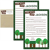 Camp Notepad & Label Sets by Three Bees (In The Woods)