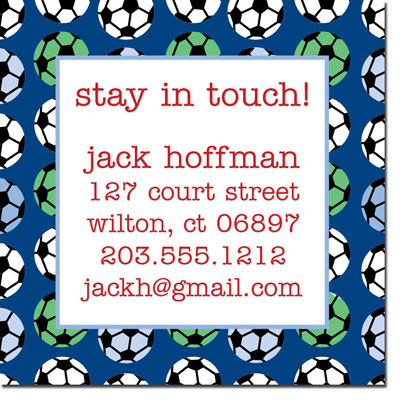 iDesign Keep In Touch Cards - Soccer Boys (Camp) iDesign Keep In Touch Cards - Soccer Boys (Camp)