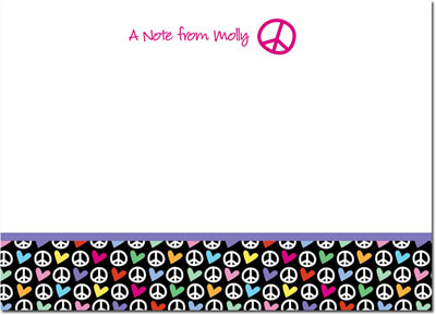 Note Cards by iDesign - Peace & Love Rainbow (Camp) Note Cards by iDesign - Peace & Love Rainbow (Camp)
