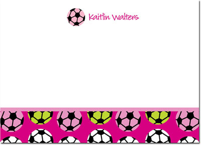 Note Cards by iDesign - Soccer Girls (Camp) Note Cards by iDesign - Soccer Girls (Camp)