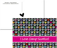 Postcards by iDesign - Peace & Love Rainbow (Camp)