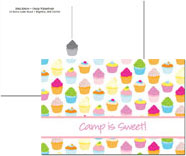 Postcards by iDesign - Cupcakes White (Camp)