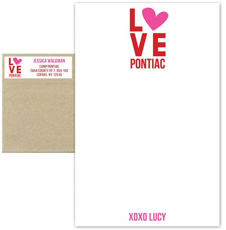 Camp Notepad & Label Sets by iDesign (Stacked Camp Love) Camp Notepad & Label Sets by iDesign (Stacked Camp Love)