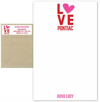 Camp Notepad & Label Sets by iDesign (Stacked Camp Love)