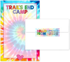 Camp Notepad & Label Sets by iDesign (Tie Dye Multi)
