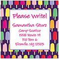 Keep In Touch Cards by iDesign - Ice Cream Sticks (Camp)