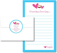 Camp Notepad & Label Sets by Three Bees (Smore Heart)