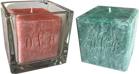 Personalized Candles - Scented 3" Palm Wax