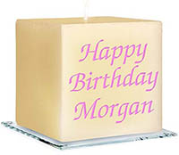 Malibu Personalized Candles by Embossed Graphics
