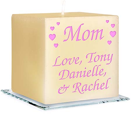 Mom Personalized Candles by Embossed Graphics Mom Personalized Candles by Embossed Graphics