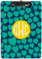 Dabney Lee Personalized Wood Clipboards - Love Struck