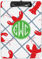 Dabney Lee Personalized Wood Clipboards - Rock Lobster