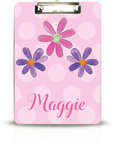 Personalized Clipboards by Kelly Hughes Designs (Flower Power)