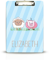 Personalized Clipboards by Kelly Hughes Designs (Down On The Farm)