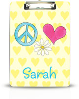 Personalized Clipboards by Kelly Hughes Designs (Peace Love)