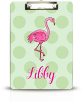 Personalized Clipboards by Kelly Hughes Designs (Flamingo Fun)