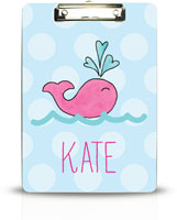 Personalized Clipboards by Kelly Hughes Designs (Preppy Whale)