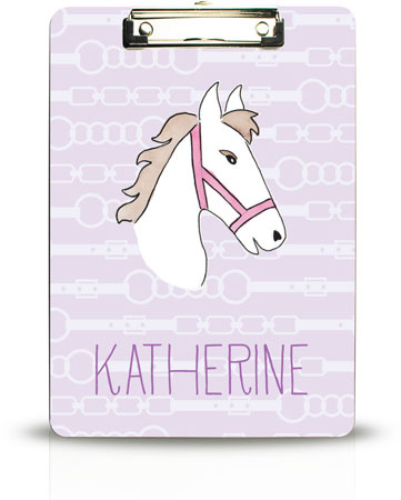 Personalized Clipboards by Kelly Hughes Designs (Saddle Up)