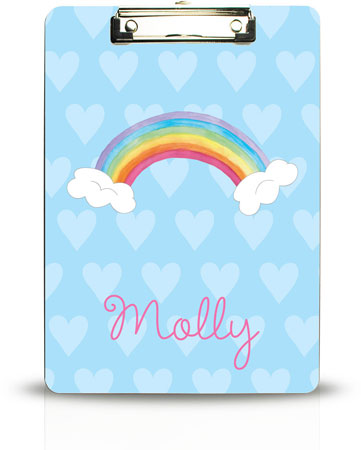 Personalized Clipboards by Kelly Hughes Designs (Over The Rainbow)