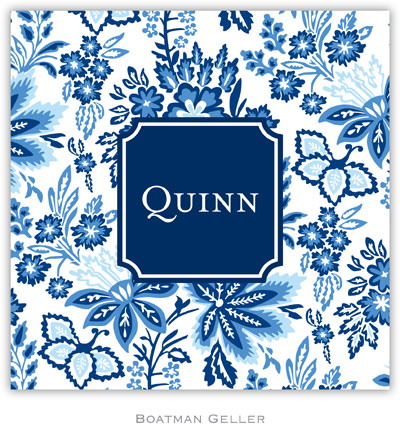 Personalized Coasters by Boatman Geller (Classic Floral Blue Preset) Personalized Coasters by Boatman Geller (Classic Floral Blue Preset)