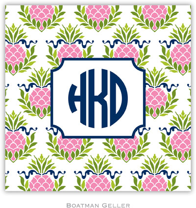 Personalized Coasters by Boatman Geller (Pineapple Repeat Pink) Personalized Coasters by Boatman Geller (Pineapple Repeat Pink)