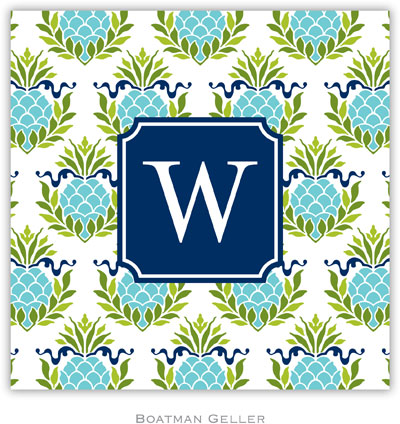 Personalized Coasters by Boatman Geller (Pineapple Repeat Teal Preset) Personalized Coasters by Boatman Geller (Pineapple Repeat Teal Preset)