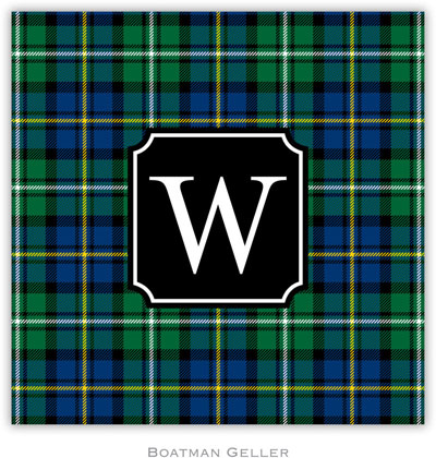 Personalized Coasters by Boatman Geller (Black Watch Plaid Preset) Personalized Coasters by Boatman Geller (Black Watch Plaid Preset)