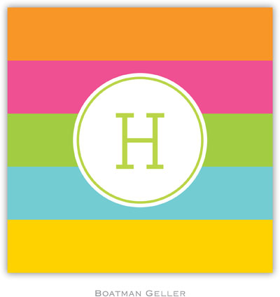Personalized Coasters by Boatman Geller (Bold Stripe) Personalized Coasters by Boatman Geller (Bold Stripe)
