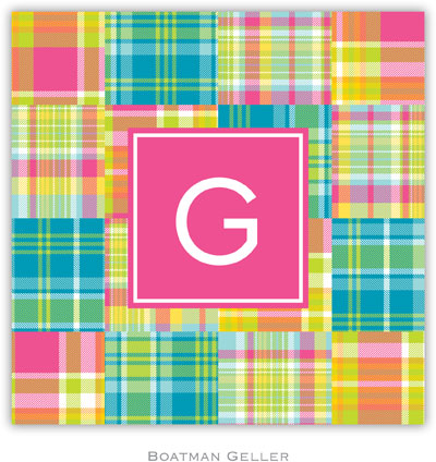 Personalized Coasters by Boatman Geller (Madras Patch Bright Preset) Personalized Coasters by Boatman Geller (Madras Patch Bright Preset)