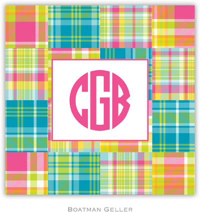 Personalized Coasters by Boatman Geller (Madras Patch Bright) Personalized Coasters by Boatman Geller (Madras Patch Bright)