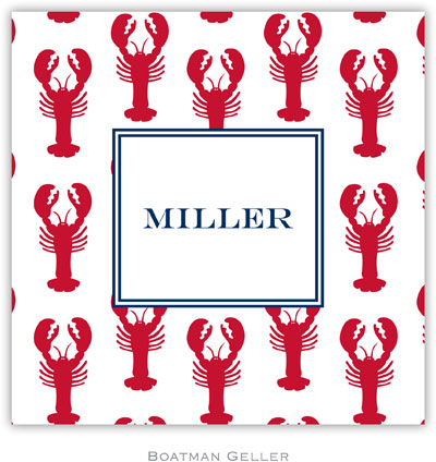 Personalized Coasters by Boatman Geller (Lobsters Red) Personalized Coasters by Boatman Geller (Lobsters Red)